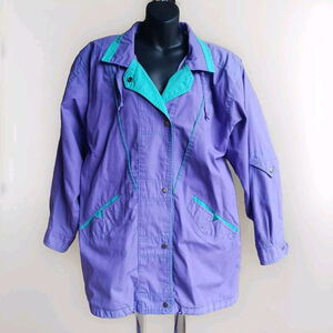 New York Girl Purple Jacket Women's Medium Long Sleeve